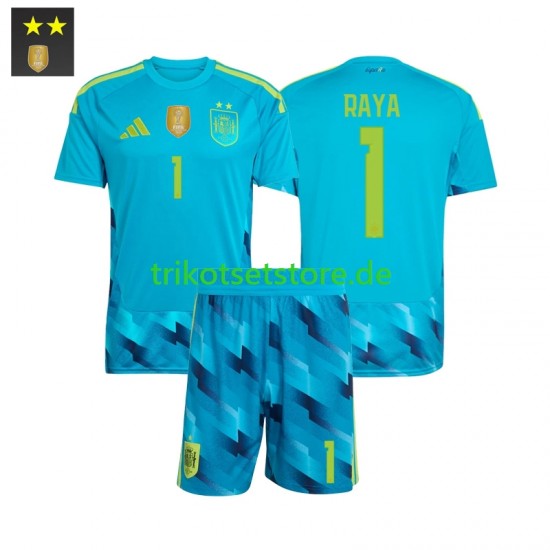 Spanien Torwart David Raya 1 2026-2027 Kinder Trikotset Heim Kurzarm