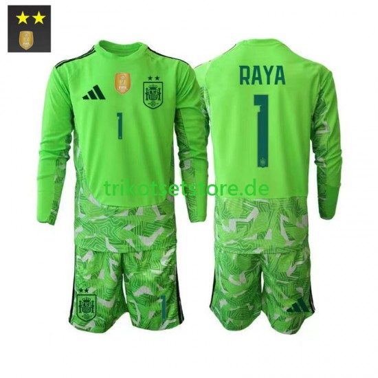 Spanien Torwart David Raya 1 2026-2027 Kinder Trikotset Ausweich Langarm
