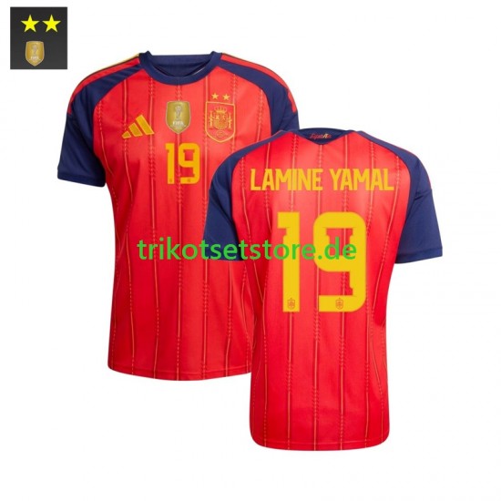 Spanien Lamine Yamal 19 2026-2027 Herren Trikot Heim Kurzarm