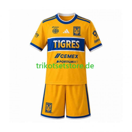 UANL Tigres 2026-2027 Kinder Trikotset Heim Kurzarm