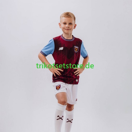 West Ham United 2026-2027 Kinder Trikotset Heim Kurzarm