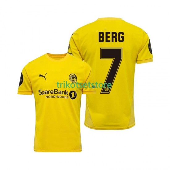 FK Bodø/Glimt Patrick Berg 7 2025 Herren Trikot Heim Kurzarm