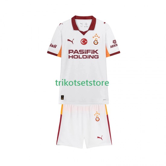 Galatasaray 2025-2026 Kinder Trikotset Auswärts Kurzarm