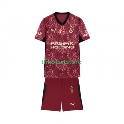 Galatasaray 2025-2026 Kinder Trikotset Ausweich Kurzarm