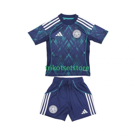 Leicester City 2025-2026 Kinder Trikotset Auswärts Kurzarm
