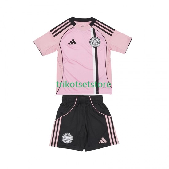 Leicester City 2025-2026 Kinder Trikotset Ausweich Kurzarm