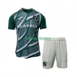 Norwich City 2025-2026 Kinder Trikotset Auswärts Kurzarm