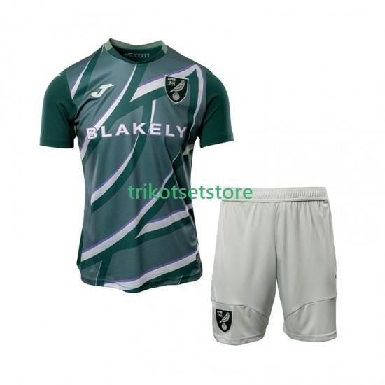Norwich City 2025-2026 Kinder Trikotset Auswärts Kurzarm