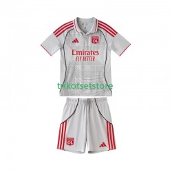 Olympique Lyon 2025-2026 Kinder Trikotset Ausweich Kurzarm