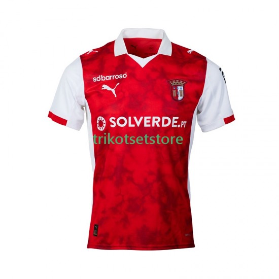 SC Braga 2025-2026 Herren Trikot Heim Kurzarm