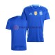 Argentinien Copa America 2024 Herren Trikot Auswärts Blau Kurzarm
