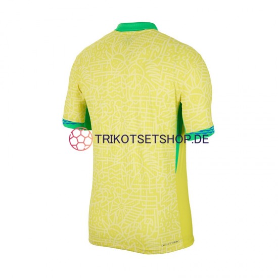Brasilien Copa America 2024 Herren Trikot Heim Kurzarm