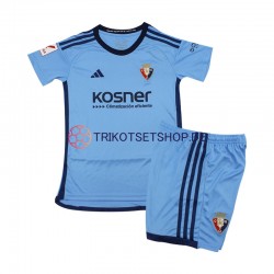 CA Osasuna 2023-2024 Kinder Trikotset Auswärts Blau Kurzarm