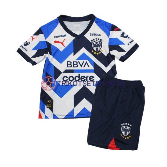 CF Monterrey 2023-2024 Kinder Trikotset Ausweich Kurzarm