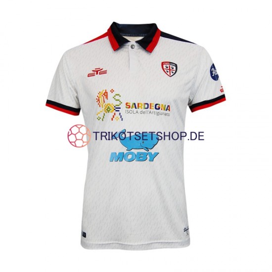 Cagliari 2023-2024 Herren Trikot Auswärts Kurzarm