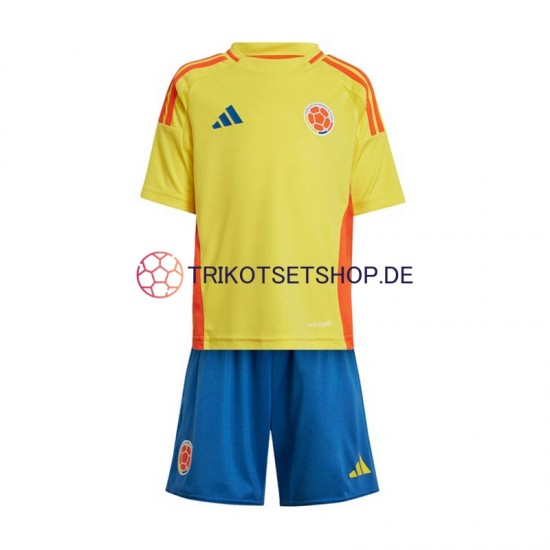 Kolumbien Copa America 2024 Kinder Trikotset Heim Kurzarm