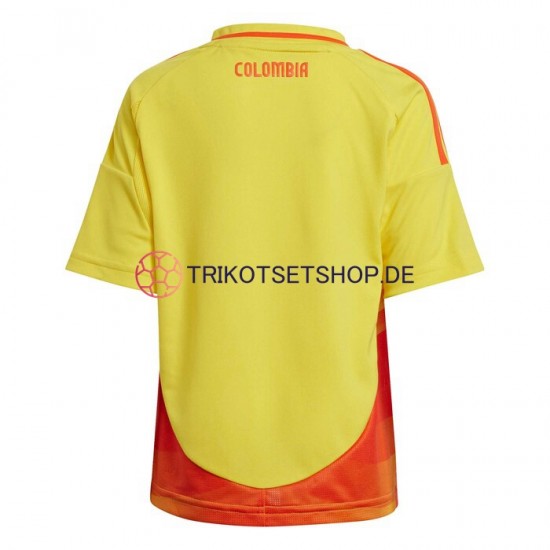 Kolumbien Copa America 2024 Kinder Trikotset Heim Kurzarm