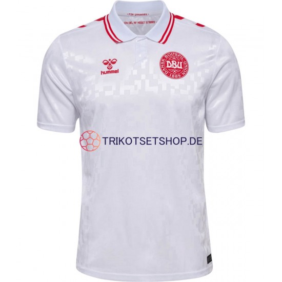 Dänemark Euro 2024 Herren Trikot Auswärts Kurzarm