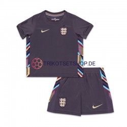 England Euro 2024 Kinder Trikotset Auswärts Kurzarm