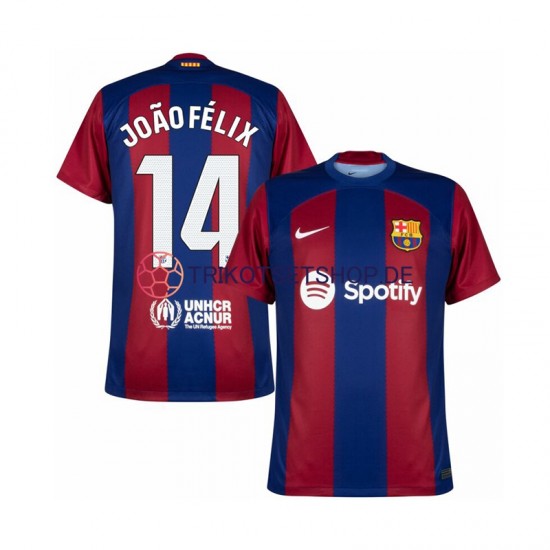 FC Barcelona Joao Felix 14 2023-2024 Herren Trikot Heim Kurzarm