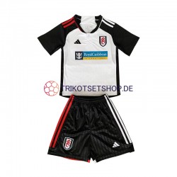 Fulham 2023-2024 Kinder Trikotset Heim Kurzarm