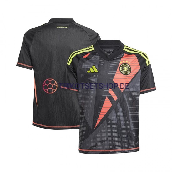 Deutschland Torwart Euro 2024 Herren Trikot Heim Schwarz Kurzarm