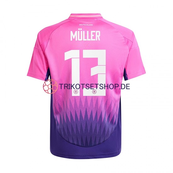 Deutschland Thomas Muller 13 Euro 2024 Herren Trikot Auswärts Kurzarm