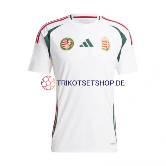 Ungarn Euro 2024 Herren Trikot Auswärts Weiß Kurzarm