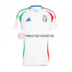 Italien Euro 2024 Herren Trikot Auswärts Weiß Kurzarm