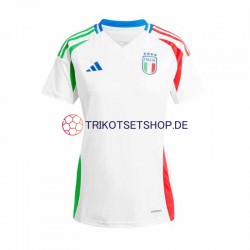 Italien Euro 2024 Ladies Auswärts Weiß Kurzarm