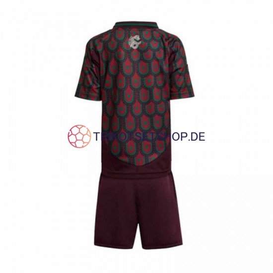 Mexiko Copa America 2024 Kinder Trikotset Heim Kurzarm