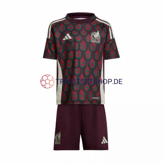 Mexiko Copa America 2024 Kinder Trikotset Heim Kurzarm