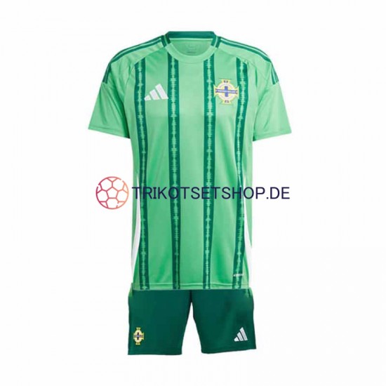 Nordirland 2024 Kinder Trikotset Heim Kurzarm