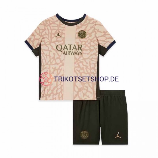 Paris Saint-Germain 2023-2024 Kinder Trikotset Viertes Kurzarm