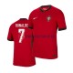 Portugal Cristiano Ronaldo 7 Euro 2024 Herren Trikot Heim Rot Kurzarm