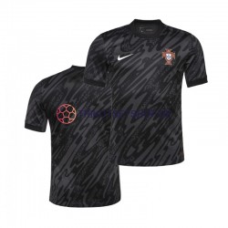 Portugal Torwart Euro 2024 Herren Trikot Auswärts Schwarz Kurzarm
