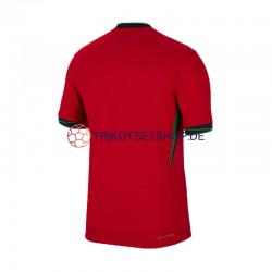 Portugal Euro 2024 Herren Trikot Heim Rot Kurzarm