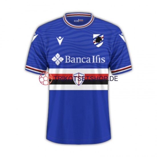 Sampdoria 2023-2024 Herren Trikot Heim Kurzarm
