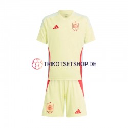 Spanien Euro 2024 Kinder Trikotset Auswärts Kurzarm