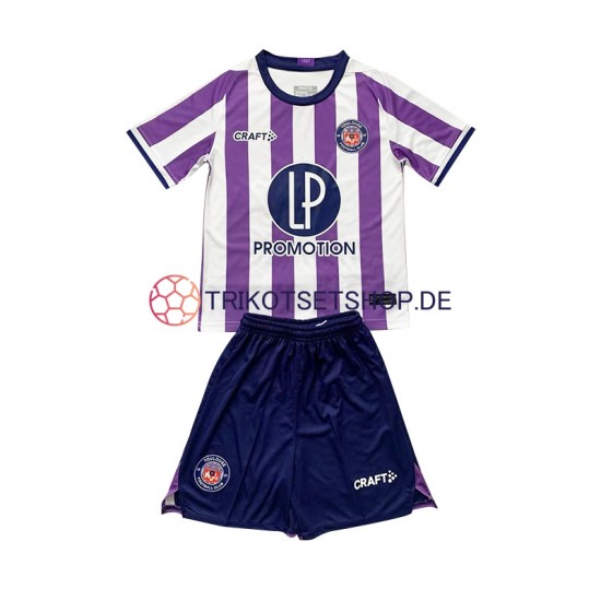 Toulouse 2023-2024 Kinder Trikotset Heim Kurzarm