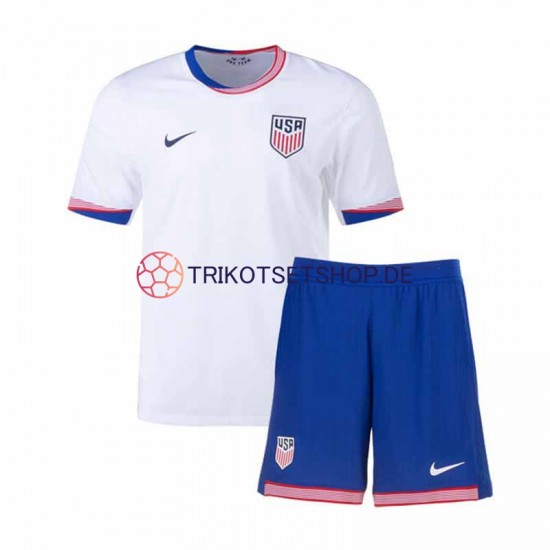 USA 2024 Kinder Trikotset Heim Kurzarm