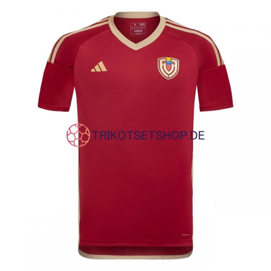 Venezuela Copa America 2024 Herren Trikot Heim Rot Kurzarm