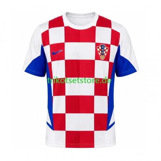 Kroatien Retro 2002 Herren Trikot Heim Kurzarm