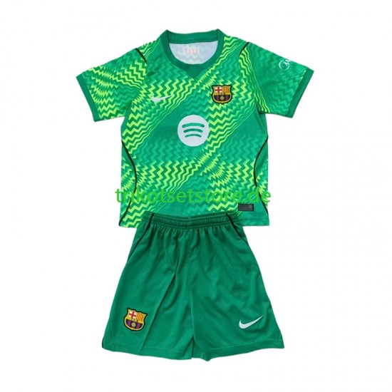 FC Barcelona Torwart 2026-2027 Kinder Trikotset Heim Kurzarm