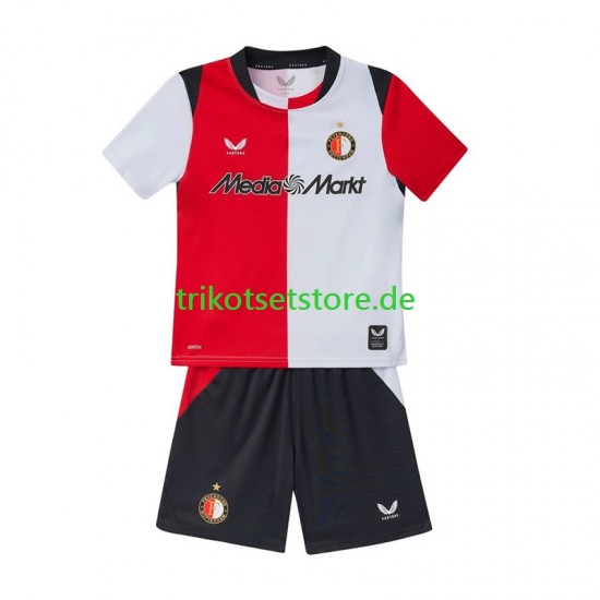Feyenoord Rotterdam 2026-2027 Kinder Trikotset Heim Kurzarm