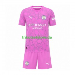 Manchester City Torwart 2026-2027 Kinder Trikotset Auswärts Kurzarm