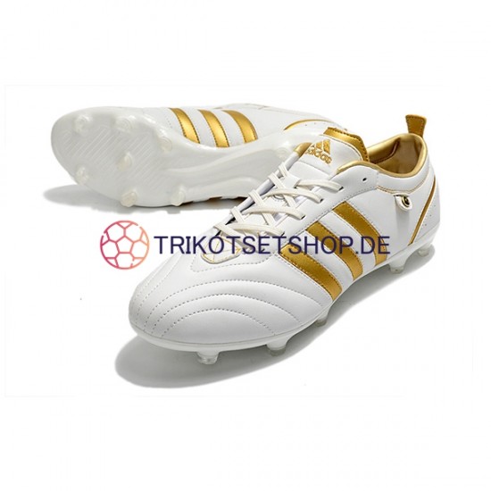 Adidas ADIPURE FG Gold Weiß Fußballschuhe