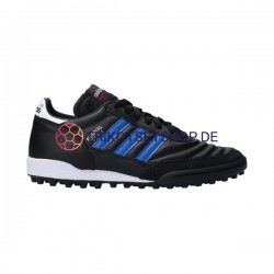 Adidas Classic Mundial Team TF Blue Stripes Schwarz Fußballschuhe