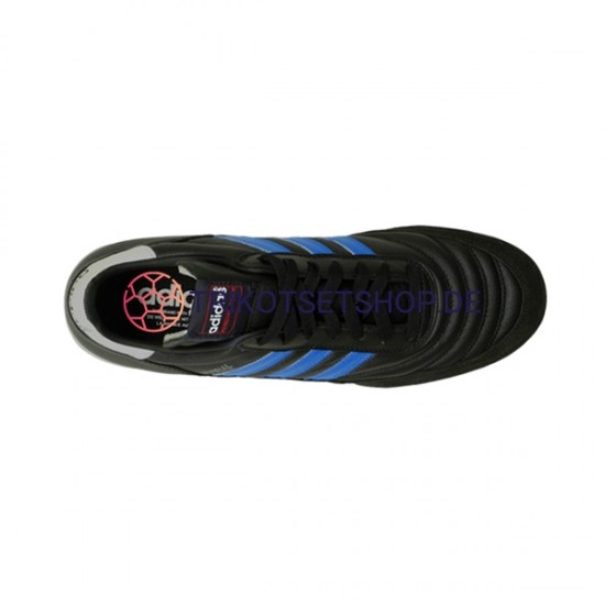 Adidas Classic Mundial Team TF Blue Stripes Schwarz Fußballschuhe