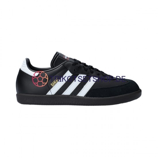 Adidas Classic Samba Hallenschuh Leder Weiß Schwarz Fußballschuhe